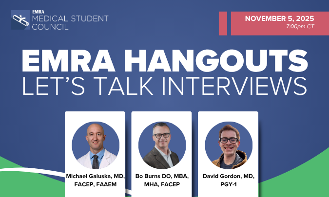 November EMRA Hangout: Let's Talk Interviews